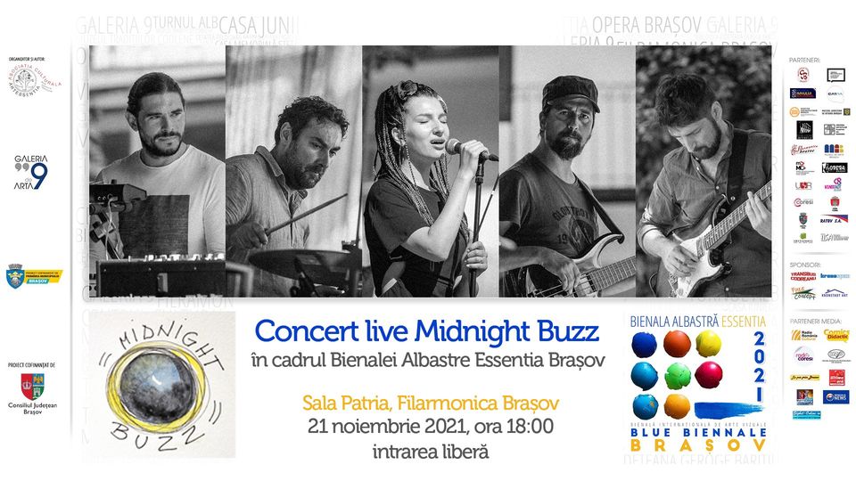 Concert Midnight Buzz la Bienala Albastra Essentia Brasov