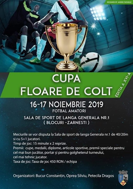 Cupa "Floare de Colt"- fotbal amatori Zărnești