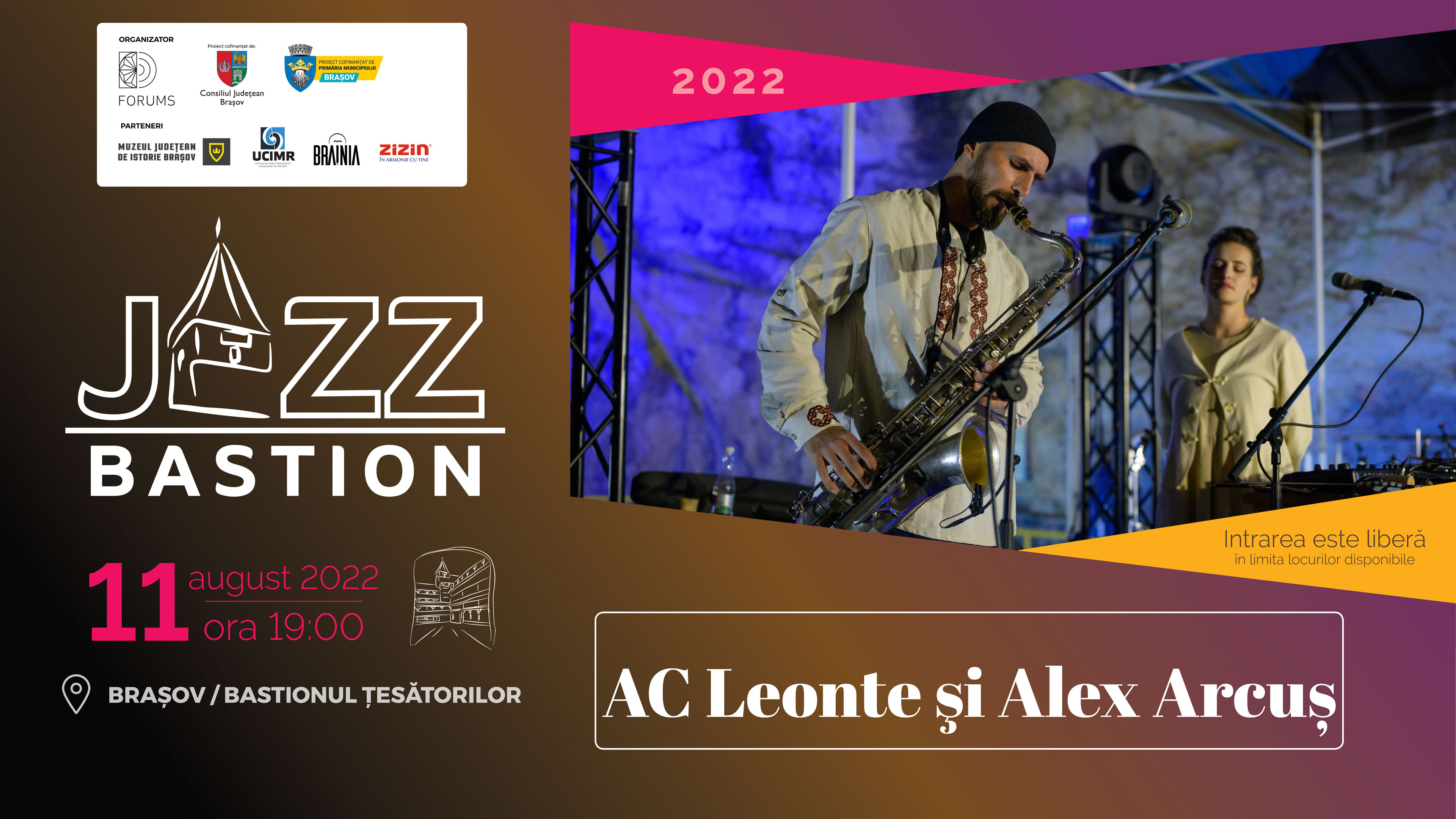 A-C Leonte și Alex Arcuș la Jazz Bastion 2022