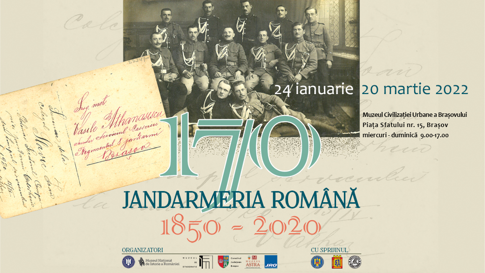 Expoziția itinerantă „Jandarmeria Română 1850 - 2020”