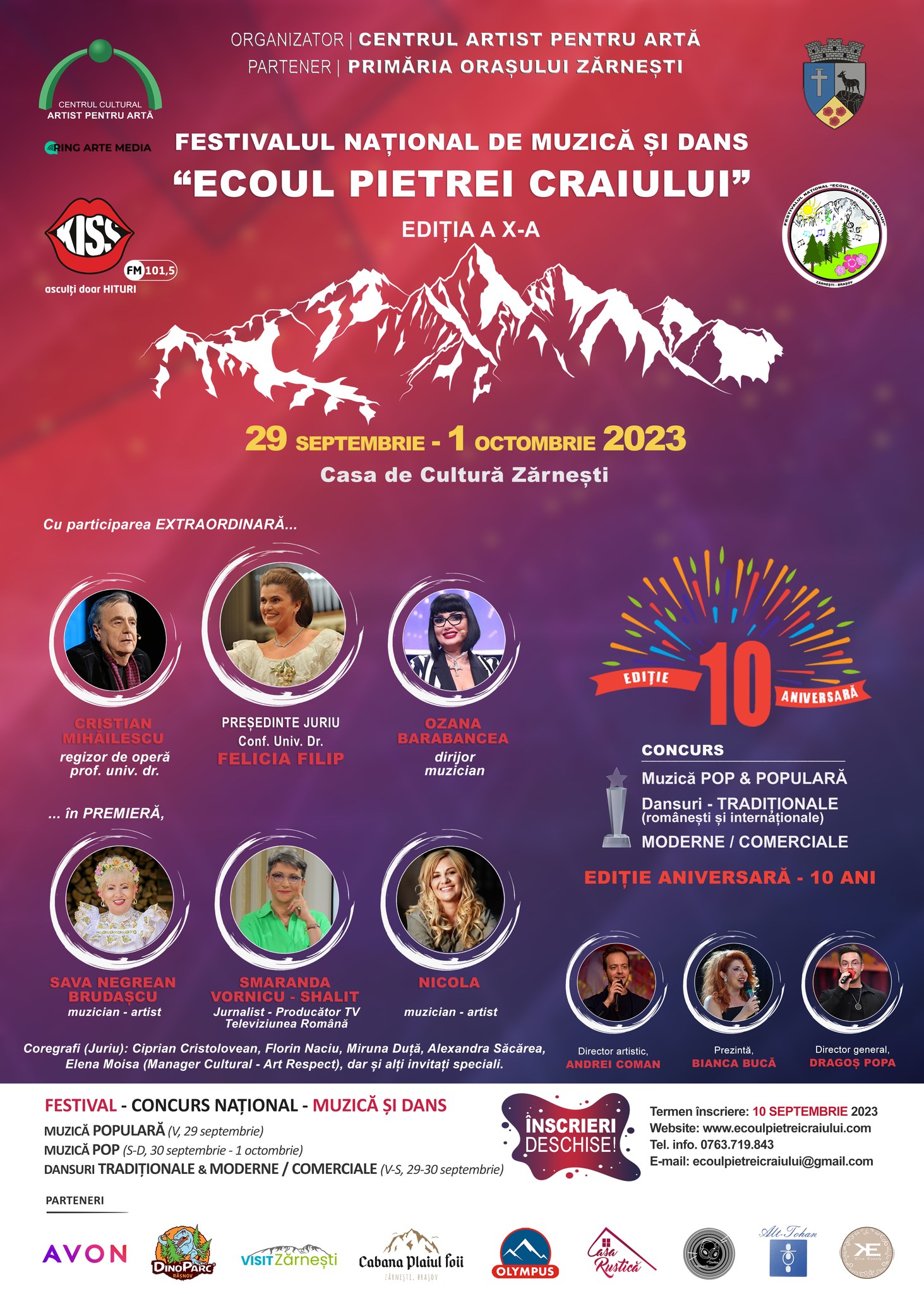 Festivalul de muzica si dans Ecoul Pietrei Craiului 2023
