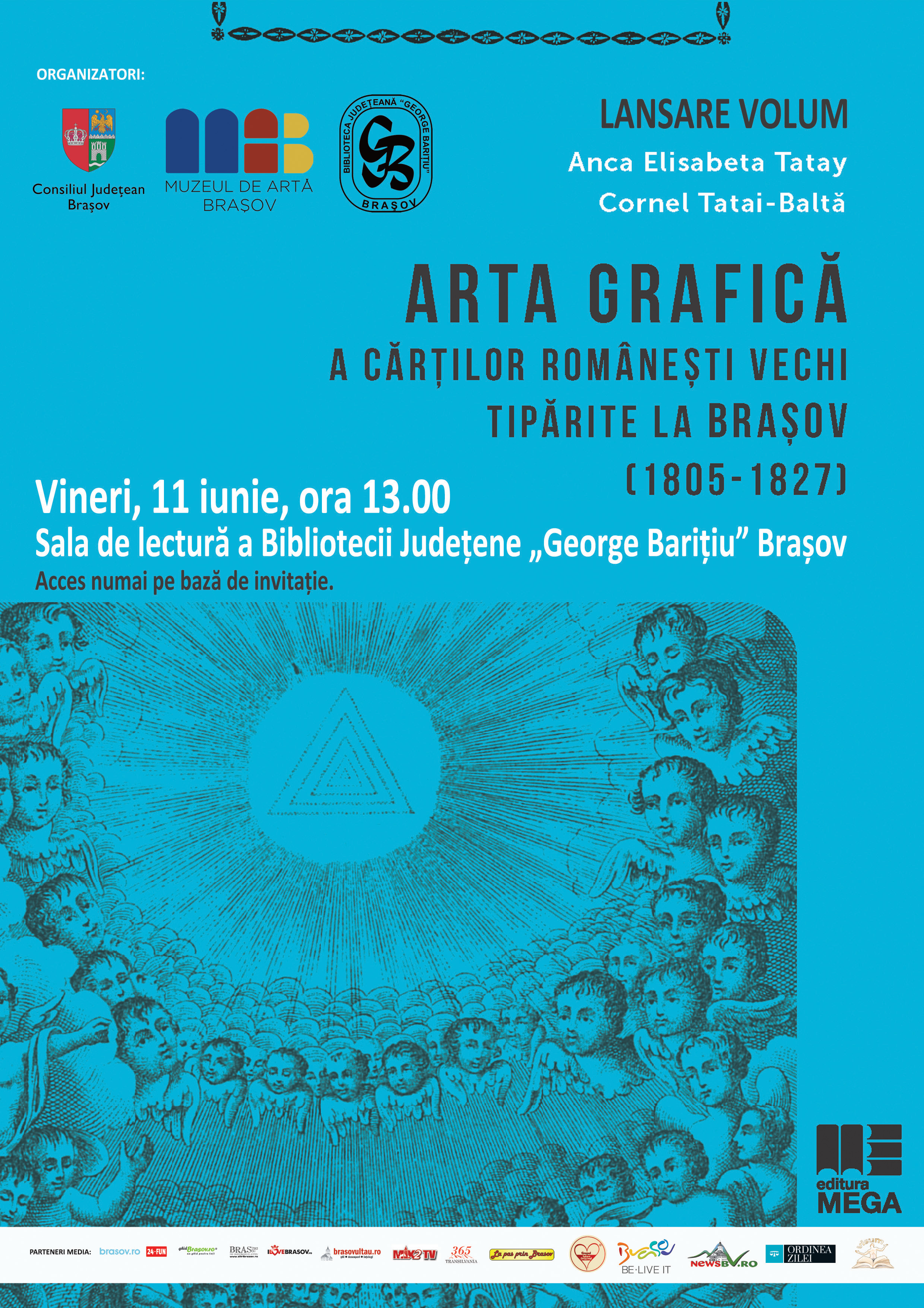 Lansare de carte „Arta grafică a cărților românești vechi tipărite la Brașov (1805 - 1827)”